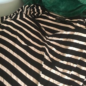 stretchy f21 striped top